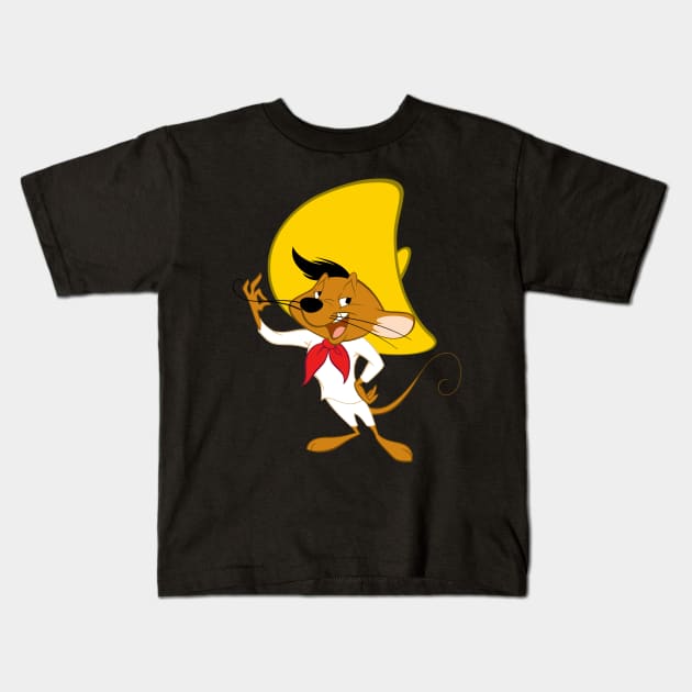 speedy gonzales Kids T-Shirt by small alley co